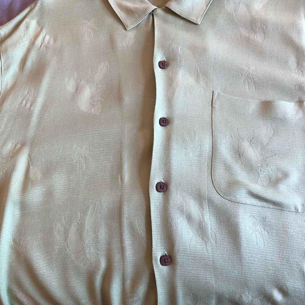 Tommy Bahama button down shirt.